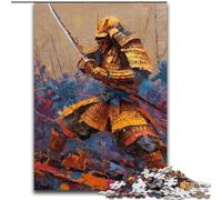 Puzzles pour Adolescents Japonais Golden Ninja, Jeu Familial Anti-Stress, défi Difficile, renforce l'amour Entre Couples 38x26cm