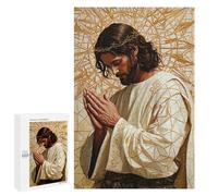 Puzzles pour Adolescents Jesus Praying Puzzles pour Adolescents - Décoration Murale - Cadeau Unique pour Anniversaire Et Noël