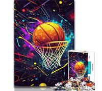 Puzzles pour Adolescents Jeux de Basket-Ball Puzzles Adultes 1000 pièces idéal comme Cadeau pour Toute la Famille de 14 à 18 Ans (50x75cm)