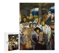 Puzzles pour Adolescents Jews Praying in Synagogue Puzzles pour Adolescents - Décoration Murale - Cadeau Unique pour Anniversaire Et Noël