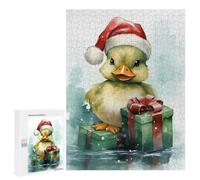 Puzzles pour Adolescents Jolly Happy Duck Christmas Puzzles pour Adultes Jeu Manuel Cadeau d'anniversaire Cadeau d'anniversaire, Cadeaux, 500 PCS