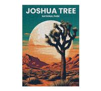Puzzles pour Adolescents Joshua Tree Puzzles pour Adultes, Jouets Anti-Stress, Décoration Murale, Cadeaux De Noël Et d'anniversaire 38x26cm/1000pcs