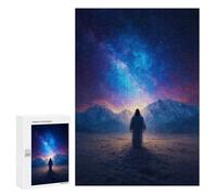 Puzzles pour Adolescents Journey to The Stars Puzzle Anti-Stress pour Adolescents Chaque Pièce Est Unique - Idéal comme Cadeau pour Toute La Famille 300 PCS