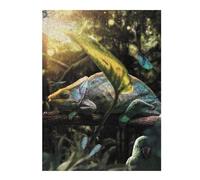 Puzzles pour Adolescents Jungle Party Puzzles pour Adultes, Jouets À Monter Soi-même, Décoration Parfaite, Interaction Parent-Enfant 52x38cm/1000pcs