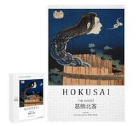 Puzzles pour Adolescents Katsushika Hokusai Ghost Print Puzzles pour Adultes Jeux Relaxants Qui Améliorent La Mémoire Cadeaux Uniques pour Un Anniversaire Et Noël 1000 PCS