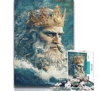 Puzzles pour Adolescents, King of The Ocean, Puzzles pour Adultes, 1 000 pièces, Jeu Familial, Cadeaux d'anniversaire Défi Haute difficulté, 50x75cm