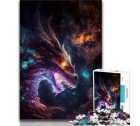 Puzzles pour Adolescents Le Dragon Ancien Arc-en-Ciel 1 000 pièces pour Adultes à partir de 14 Ans Jeu Impossible pour Adultes et Adolescents (50x75cm)