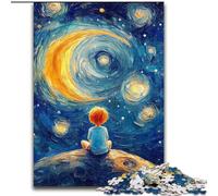 Puzzles pour Adolescents Le Petit Prince du Ciel Nocturne, Analyse et Logique avec pièces entièrement emboîtables de Formes aléatoires, à partir de 14 Ans (Taille 26x38cm)