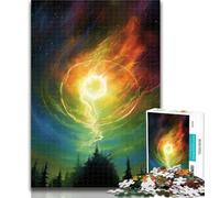 Puzzles pour Adolescents Le Soleil Les Orages Puzzles 1000 pièces pour Adolescents, Jouets éducatifs Jeux Anti-Stress Décoration Murale 26x38cm