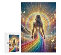 Puzzles pour Adolescents Leading The Rainbow Puzzles pour Adultes À Monter Soi-même, Décorations Murales, Idées Cadeaux pour Toute La Famille 300 PCS