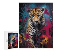 Puzzles pour Adolescents Leopard Banksy Graffiti Puzzles pour Adultes Jeu Manuel Cadeau d'anniversaire Cadeau d'anniversaire, Cadeaux, 500 PCS