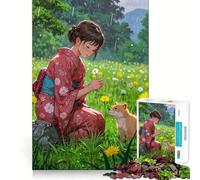 Puzzles pour Adolescents Les Pissenlits 1000 pièces Stimule la mémoire, se détend, Bords précis, 50x75cm