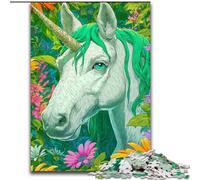 Puzzles pour Adolescents Licorne, Jeu Familial Anti-Stress, défi Difficile, Une œuvre d'art pour Les 14 Ans et Plus (Taille 50x75cm)