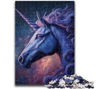 Puzzles pour Adolescents Licorne mystérieuse, 1 000 pièces, Jouets de Divertissement Familial avec Affiche et fiche de Questions-réponses (50x75cm)