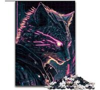 Puzzles pour Adolescents Lion Humain, Jouets éducatifs, Jeux Anti-Stress, renforcent l'amour Entre Couples (Taille 50x75cm)