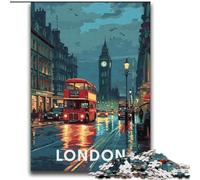 Puzzles pour Adolescents Londres Big Ben, défi Difficile et Anti-Stress, Cadeaux du Père Noël Secret pour Les 14 Ans et Plus 70x100cm