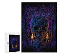 Puzzles pour Adolescents Macabre Vision Puzzles pour Adultes, Jouets Anti-Stress, Difficile, Cadeau d'anniversaire, Cadeaux, 300 PCS