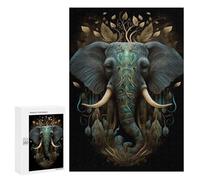 Puzzles pour Adolescents Magic Elephant Puzzles pour Adultes Jeux Relaxants Qui Améliorent La Mémoire Cadeaux Uniques pour Un Anniversaire Et Noël 300 PCS