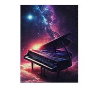 Puzzles pour Adolescents Magic Piano Jeu De Puzzle Casse-tête Décoration Murale Cadeaux Uniques d'anniversaire Et De Noël 52x38cm/1000pcs