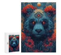 Puzzles pour Adolescents Magical Bear Art Print Puzzle Anti-Stress pour Adolescents Chaque Pièce Est Unique - Idéal comme Cadeau pour Toute La Famille 300 PCS