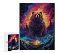 Puzzles pour Adolescents Magical Fantasy Bear Artwork Casse-tête pour Adolescents : Analyse Et Logique, Difficile Et Stimulant, Idéal comme Cadeau 500 PCS