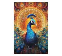 Puzzles pour Adolescents Magical Peacock Artwork -2 Puzzle pour Adultes, Jeux Relaxants, Décoration Murale Idéale comme Cadeau 75x50cm/1000pcs