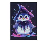 Puzzles pour Adolescents Magical Penguin Wizard Puzzles Anti-Stress, Jouets pour Se Détendre À La Maison, Cadeaux d'anniversaire Et Cadeaux Uniques 38x26cm/1000pcs