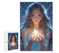 Puzzles pour Adolescents Magical Star Holding Fantasy Artwork Casse-tête pour Adolescents : Analyse Et Logique, Difficile Et Stimulant, Idéal comme Cadeau 1000 PCS