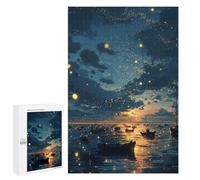 Puzzles pour Adolescents Magical Twilight Sea Puzzle Anti-Stress pour Adolescents Chaque Pièce Est Unique - Idéal comme Cadeau pour Toute La Famille 1000 PCS