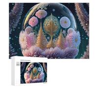 Puzzles pour Adolescents Magical Winter Wonderland Puzzles pour Adultes Jouets Anti-Stress Vacances À La Maison Passer Le Temps Interaction Parent-Enfant 300 PCS