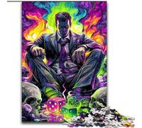 Puzzles pour Adolescents Magicien, à partir de 14 Ans Chaque pièce est Unique Jeu Amusant et Stimulant pour Toute la Famille Bon Cadeau (Taille 50x75cm)