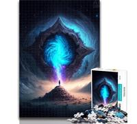 Puzzles pour Adolescents Magnifique Puzzle Alien Planet 1000 pièces pour Adultes et Adolescents, Cadeau d'anniversaire, Cadeaux pour et 14 Ans 75x50cm