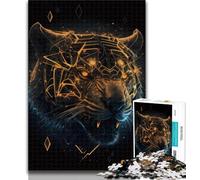 Puzzles pour Adolescents Magnifiques Puzzles de Tigre pour Adolescents 1000, Anti-Stress, défi Difficile, améliore l'amour Entre Les Couples 26x38cm