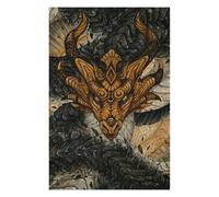 Puzzles pour Adolescents Masked Dragon Puzzle Adulte, Jeu Familial, Difficile, Cadeau d'anniversaire, Cadeaux, 75x50cm/1000pcs