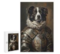 Puzzles pour Adolescents Medieval Knight Dog Armor Casse-tête pour Adolescents : Analyse Et Logique, Difficile Et Stimulant, Idéal comme Cadeau 1000 PCS