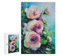 Puzzles pour Adolescents Memories of Summer Roses Puzzles pour Adolescents : Améliorent La Mémoire. Chaque Pièce Est Unique - Idée Cadeau d'anniversaire Unique 1000 PCS