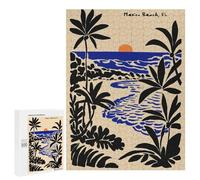 Puzzles pour Adolescents Mexico Beach, Florida, Beach Scene Puzzles pour Adultes À Monter Soi-même, Décorations Murales, Idées Cadeaux pour Toute La Famille 500 PCS