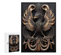 Puzzles pour Adolescents Mighty Golden Phoenix Puzzles pour Adultes, Jeu Manuel, Course De Vitesse, Activités Amusantes À La Maison, 300 PCS