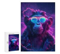 Puzzles pour Adolescents Monkey Animal Space Puzzles pour Adultes Jeu Manuel Cadeau d'anniversaire Cadeau d'anniversaire, Cadeaux, 300 PCS