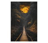 Puzzles pour Adolescents Moonlit Bridge Puzzle pour Adultes : Jeu Manuel Amusant Et Stimulant, 75x50cm/1000pcs