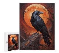 Puzzles pour Adolescents Moonlit Raven Puzzles pour Adolescents - Décoration Murale - Cadeau Unique pour Anniversaire Et Noël