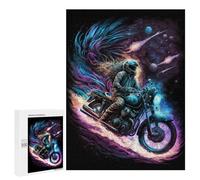 Puzzles pour Adolescents Motorcycle Galaxy Ride Puzzles pour Adultes À Monter Soi-même, Décorations Murales, Idées Cadeaux pour Toute La Famille 500 PCS