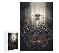 Puzzles pour Adolescents Mouse and Bear Reflection Puzzle pour Adultes Jeux en Famille Une Œuvre d'art Interaction Parent-Enfant 1000 PCS