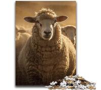 Puzzles pour Adolescents Moutons 1000 pièces, Anti-Stress, Vacances à la Maison, Interaction Parent-Enfant (26x38cm)