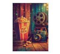 Puzzles pour Adolescents Movie Night Essentials -1 Puzzles pour Adultes Jeux Familiaux Difficile Difficile Est Idéal comme Cadeau 1000pcs(52x38cm)