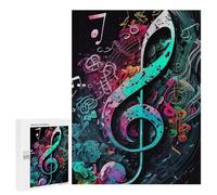 Puzzles pour Adolescents Musical Symphony Puzzle Adulte - Décoration Murale - Découpe De Précision pour Les Gamers 500 PCS