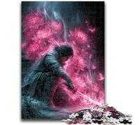 Puzzles pour Adolescents Mystérieux Ninja Samouraï Convient aux 14 Ans et Plus Jeu de Jouets intellectuels Jeu éducatif pour Anniversaire et Noël 26x38cm
