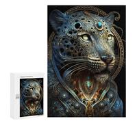 Puzzles pour Adolescents Mystical Astrology Leopard Puzzles pour Adolescents - Décoration Murale - Cadeau Unique pour Anniversaire Et Noël