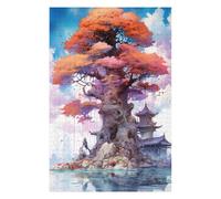 Puzzles pour Adolescents Mystical Big Tree Puzzles pour Adultes, Jeu De Réflexion, Décoration Intérieure, pour Toute La Famille 75x50cm/1000pcs