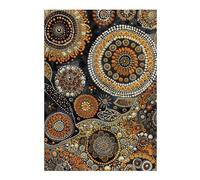 Puzzles pour Adolescents Native American Artwork Puzzle pour Adultes, Jeu Manuel, Course De Vitesse, Cadeau d'anniversaire, Cadeaux, 1000pcs(38x26cm) S